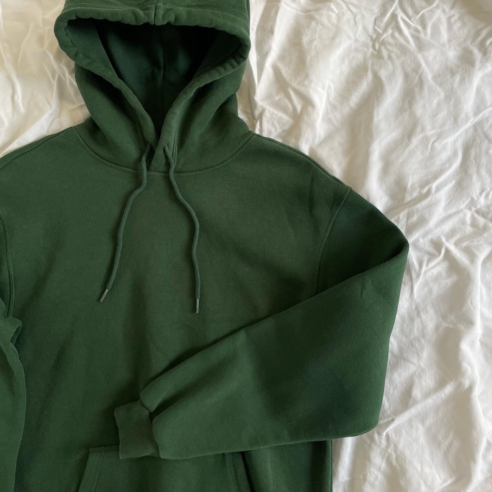 Army green hoodie